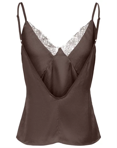 Only - ONLFaraya Strap Lae Satin Top - Shopping Bag